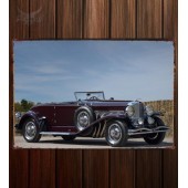 Металлическая табличка Duesenberg SJ Convertible Coupe by Murphy